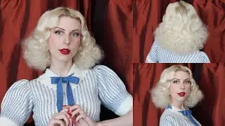 Easy and fast 1930s Vintage Hairstyle Tutorial
