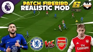 PES 6 Firebird Patch 2022 Season | Realistic Gameplay Mod | Chelsea vs Arsenal Match | FHD 60FPS