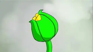2D sunflower animation