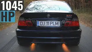 BMW E46 M3 TURBO - 1045HP Burnout