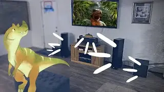 My home theater.  Polk Audio 5.2