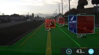 Tesla Autopilot Urban Environment 360 Degree Visualization.