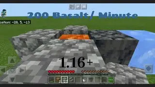 How to make the easiest basalt generator in Minecraft (1.16+)