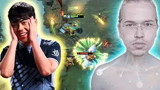 How Topson plays IO mid in Dota 3!
