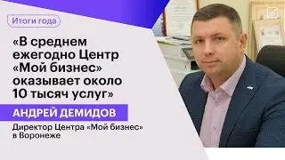 Андрей Демидов: «В среднем ежегодно Центр «Мой бизнес» оказывает около 10 тысяч услуг»