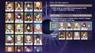 Spiral Abyss Floor 10 (Natlan Update) [9 Stars] | Genshin Impact