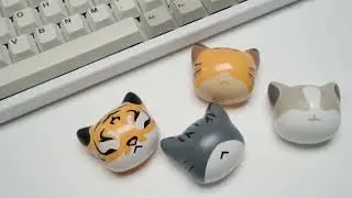 Unboxing - Multi-Color Kitty Paw Artisan Keycap by ZOMOPLUS