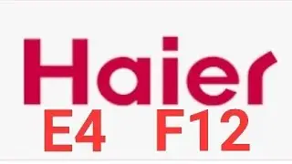 Haier Dc inverter Ac error code E4 & error code F12 Haier Ac Haier Ac error codes 