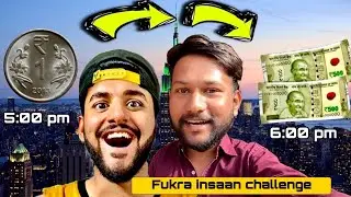 Fukra Insaan Challenge 😱Rs 1 to 1000 in 60 min @FukraInsaan  // Ladakh Ep- 2 // Mr Yadav