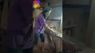 cara membuat daun jendela dari kayu bekas menjadi bagus