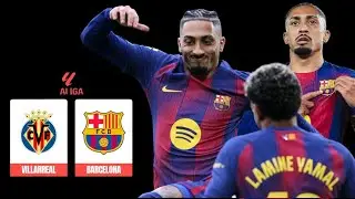 Villarreal vs Barcelona 0-2 😱 All Goals and Highlights Football