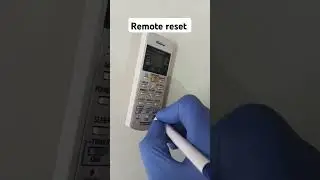 panasonic inverter AC remote reset karne ka tarika 