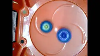 when a small beyblade beats a big beyblade which has a barrier...