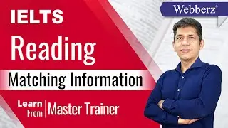 IELTS Reading Matching Information tips | IELTS 9 Bands | www.webberz.in