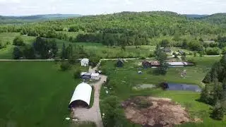 The Draper Farm From Above