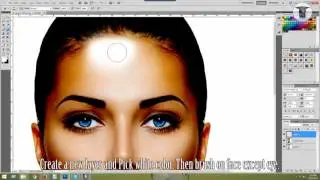 Photoshop Face Painting Tutorial- How to Paint Flag onto Face