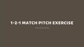 Warm-up for Beginners: 1-2-1 Match-pitch Exercise | MC Music Studios