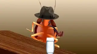 Give me a drink, bartender (Dancing Cockroach Edition)