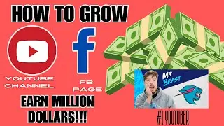 HOW TO GROW YOUR YouTube CHANNEL and FB Page like MRBEAST!