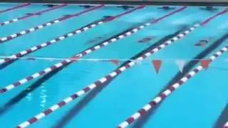 Rae-Lynn Sheffield swims 50 free at FSC alumni meet