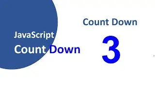 How to Create Animated Countdown in JavaScript | Fade Out Animation.