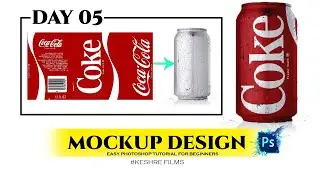 Day 05 -How to create a Mockup in Photoshop for Beginners|Keshre films|Photoshop Tutorial Can Mockup