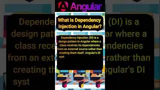 Angular Interview Questions #1 #angular #dependencyinjection