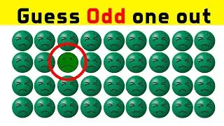 Can You Find the Odd #green #emoji  one out? #findtheoddemojiout #challenge by @Insightbuzz.