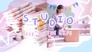 Making a membership (PATREON ALTERNATIVE), subscription boxes, WEEK IN THE LIFE OF AN ILLUSTRATOR 🍓