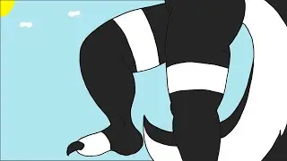 LOONA HELLUVA BOSS FURRY WOLF GIANTESS GIANT FOOT FEET STOMP DRAWING TIMELAPSE SPEEDPAINTING