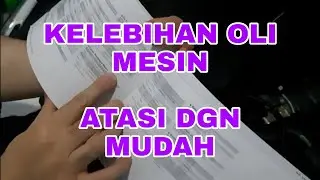 CARA MENGELUARKAN OLI MESIN MOBIL YANG KELEBIHAN