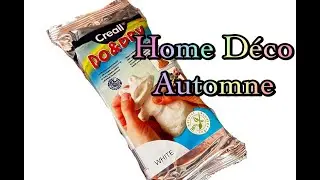 TUTO/ Home déco automne moulage d’un die feuille avec la pâte auto durcissante Action