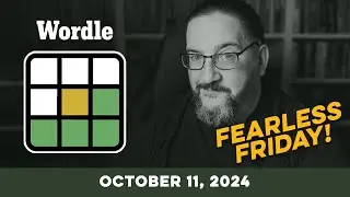 Doug plays today's NYT Wordle Puzzle Game for 10/11/2024