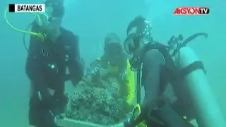 Kauna-unahang coral reef restoration sa bansa, isinagawa sa Batangas