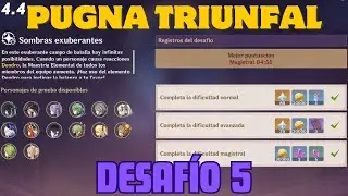 FINAL DEL EVENTO PUGNA TRIUNFAL - Sombras exuberantes (Dificultad magistral) Genshin Impact 4.4 