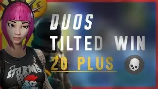 FORTNITE DUOS (TILTED WIN, 20 PLUS KILLS ALL TOGETHER)
