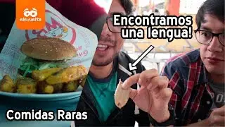 Comiendo comidas raras en Quito