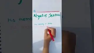 Negative Sentences#englishgrammar#cbse#icseboard #yt20shorts