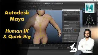 Autodesk maya | Basic Human IK & Quick Rig