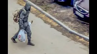 Сталкер идёт в магазин под рупор военных #карантин