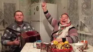 Зоя и Валера   С Ванечкой на саночках !!!