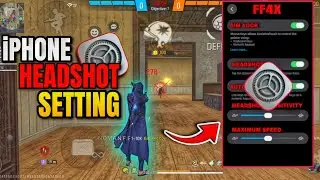iPhone📱Headshot Setting Free Fire | 100% Auto Headshot Sensitivity 🚀 | Best iPhone Setting free fire