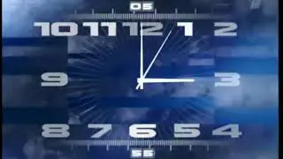 Часы Первого канала (2000-2011). Ночная версия.