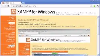 Локальный сервер XAMPP -- установка