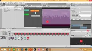 animate player while moving unity 2d platform