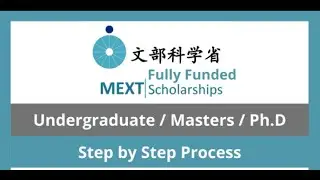 MEXT Fully Funded Scholarships for International Students in Japan          (B.Sc., M.Sc. and Ph.D.)