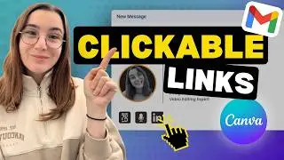 How to Create a Clickable Gmail Signature in Canva for Social Media links | It's FREE