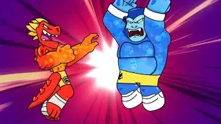 The Double Edge Attack! | Goo Jit Zu | Cartoons Of Kids