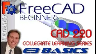 E3 FreeCAD v0.19 Basic Modeling w/Offsets, Draft/Taper Extrusions