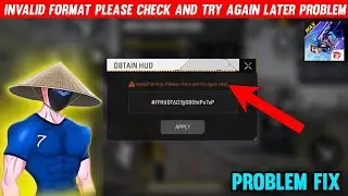 Free Fire Custom Hud Code Invalid Problem